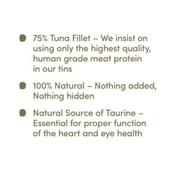 Applaws Natural Tuna Fillet Wet Cat Food - 70 g